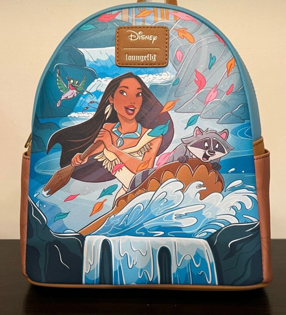 Loungefly Disney Pocahontas Riverbend Mini Backpack Meeko Flit